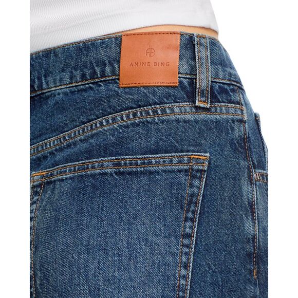 Anine Bing Women's Pants Sz 26 Brie Wide Leg Jeans in Navy - Picture 5 of 11